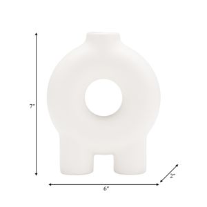 DOYLEBURN WHITE VASE 7 (IN) 9