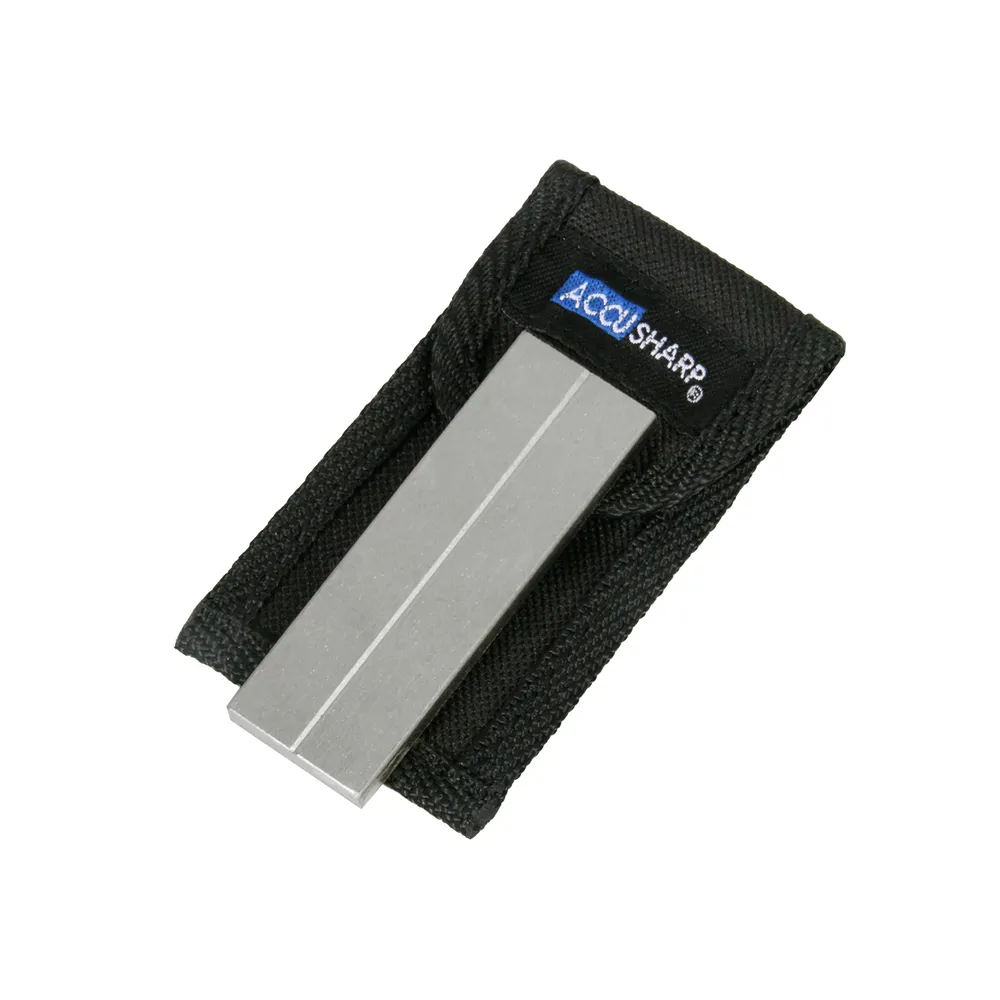 AccuSharp Dual Sided Diamond Stone w/Pouch