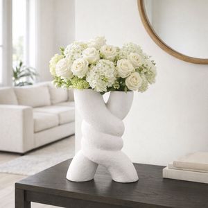 WINTONMILL WHITE VASE 14 (IN) 11
