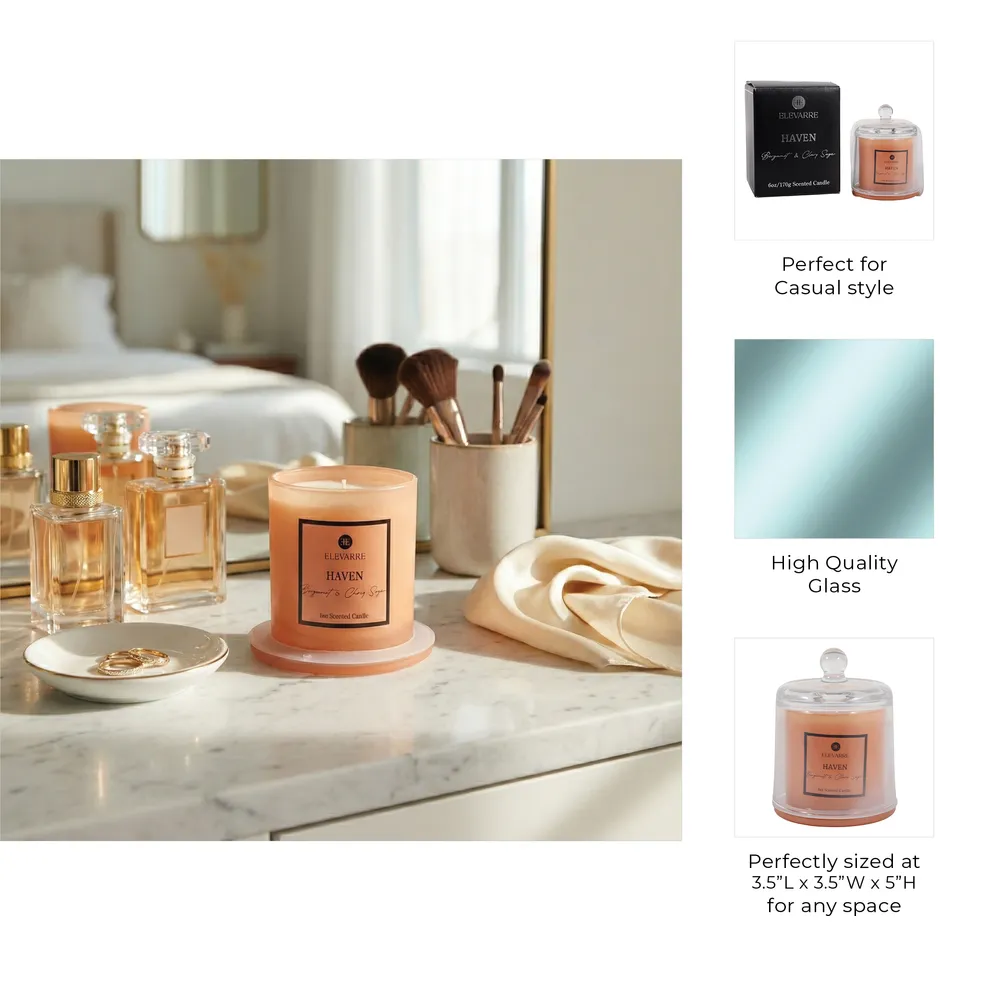 HEMMINGWORTH HAVEN BERGAMONT & CLARY CANDLE 5 (IN)