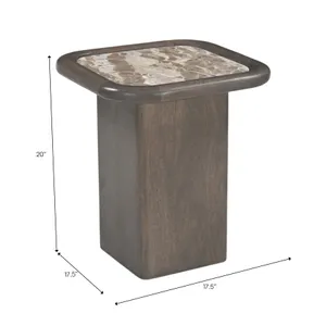 CALDALE BROWN TABLE 20 (IN) 8