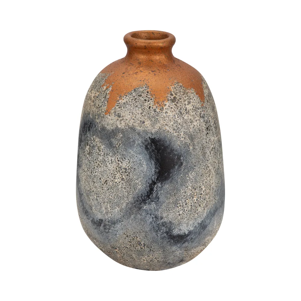 HOLLYROSE BLUE VASE 17 (IN)
