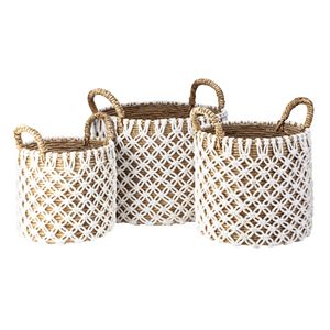 Bradley Banana Leaf Basket - Set of 3 1