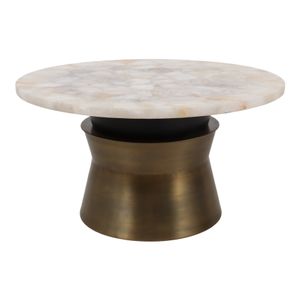 COLVINPORT GOLD COFFEE TABLE 17 (IN) 4