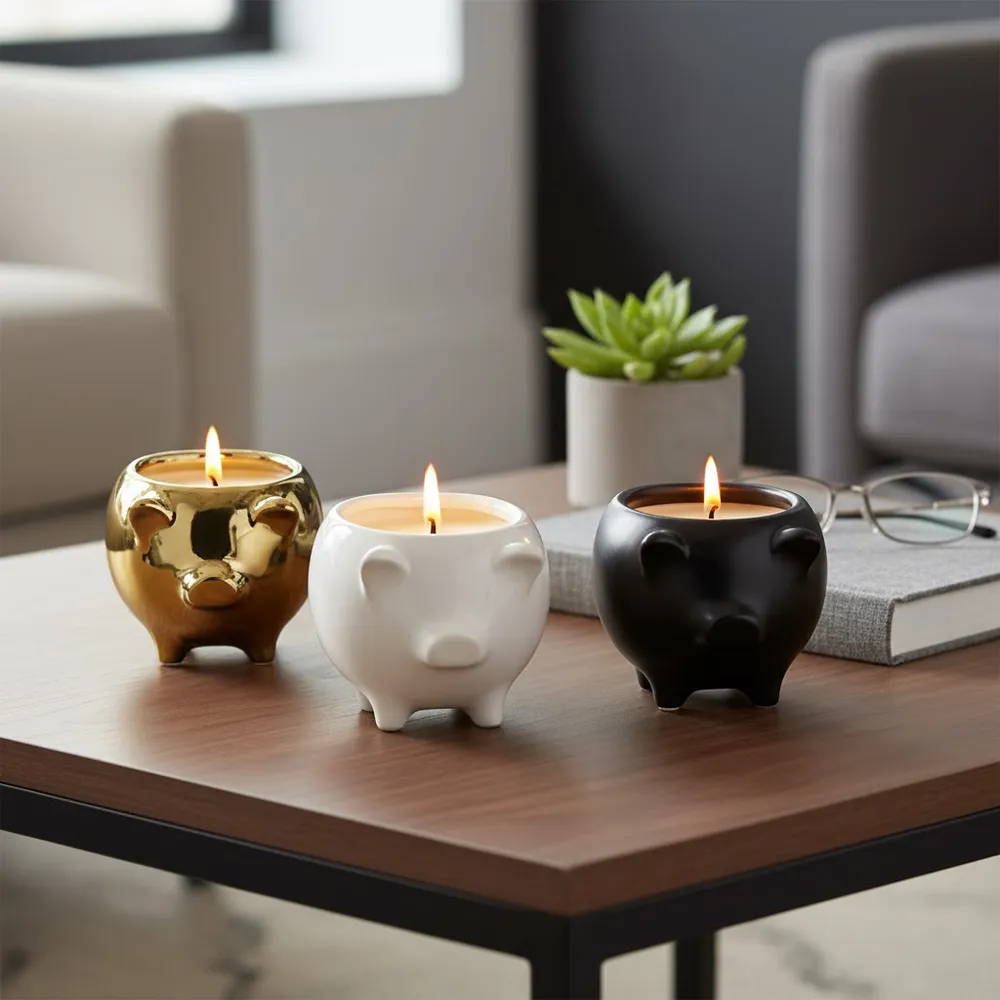 ARNETTCLIFF SET OF 3 VANILLA SANDALWOOD CANDLE 4 (IN)