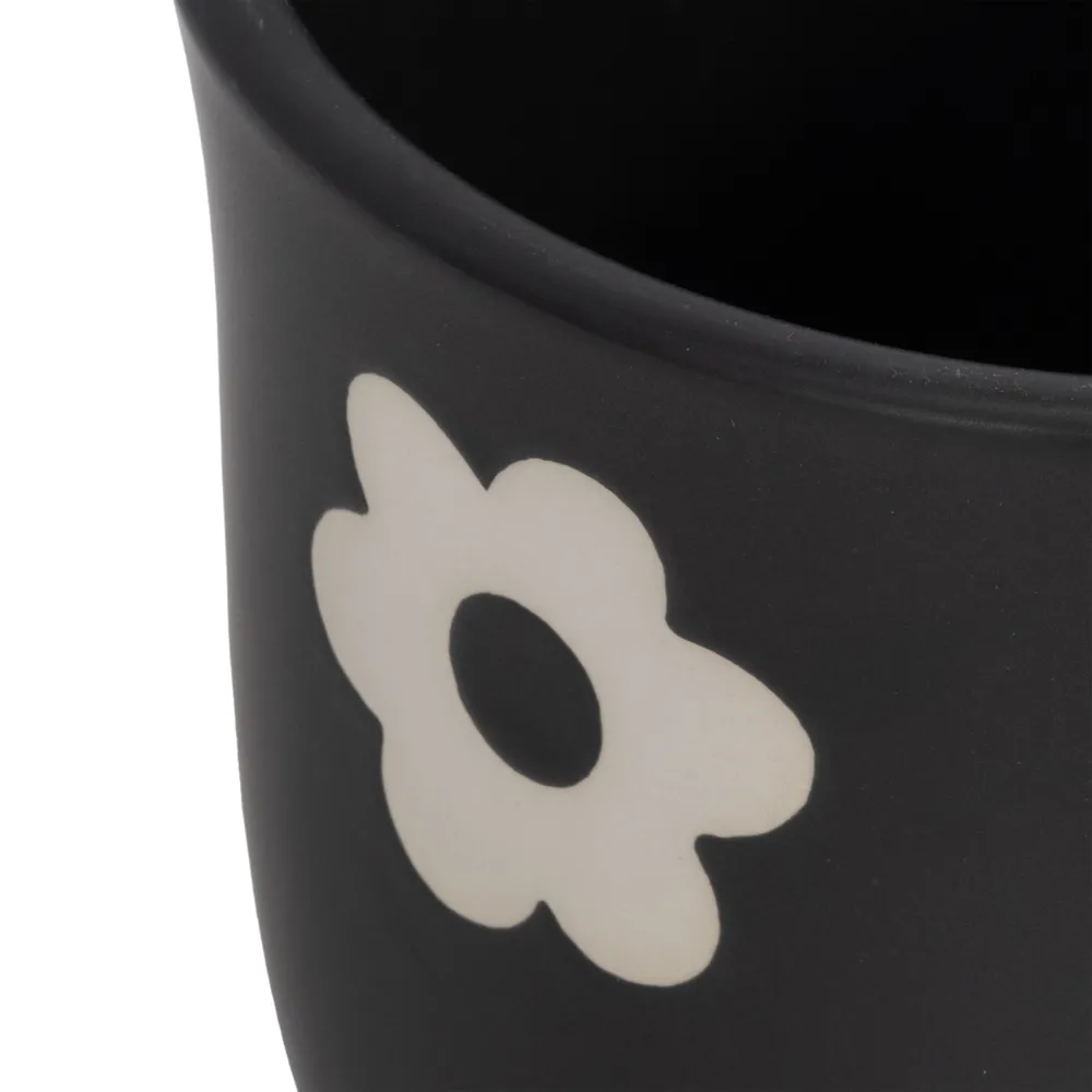 BELDENTON BLACK PLANTER 6 (IN)