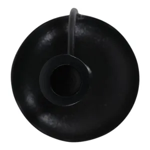 DECKERROSE BLACK CANDLE HOLDER 10 (IN) 9