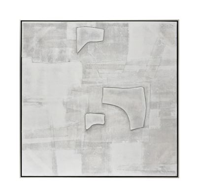 Whiten I Abstract Framed Wall Art