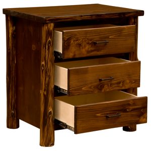 Headwaters XL Three Drawer Nightstand - Vintage 3