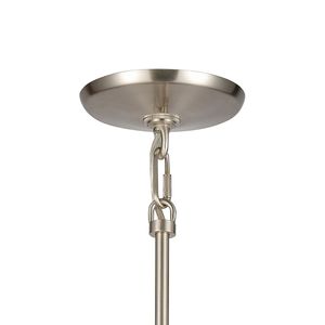 Mid-Century Schoolhouse 12'' Wide 1-Light Mini Pendant - Satin Nickel 3