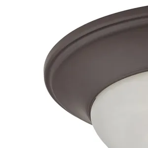 Fluor 12'' Wide 1-Light Flush Mount - Oil Rubbed Bronze 3