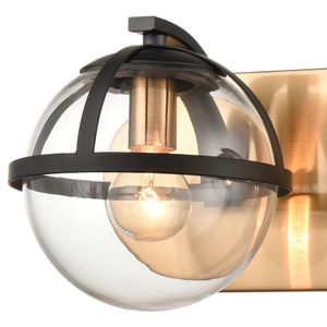 Davenay 16'' Wide 2-Light Vanity Light - Satin Brass 5