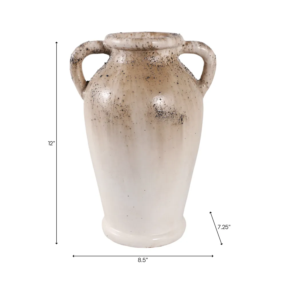 MAXWELLROSE IVORY VASE 12 (IN)