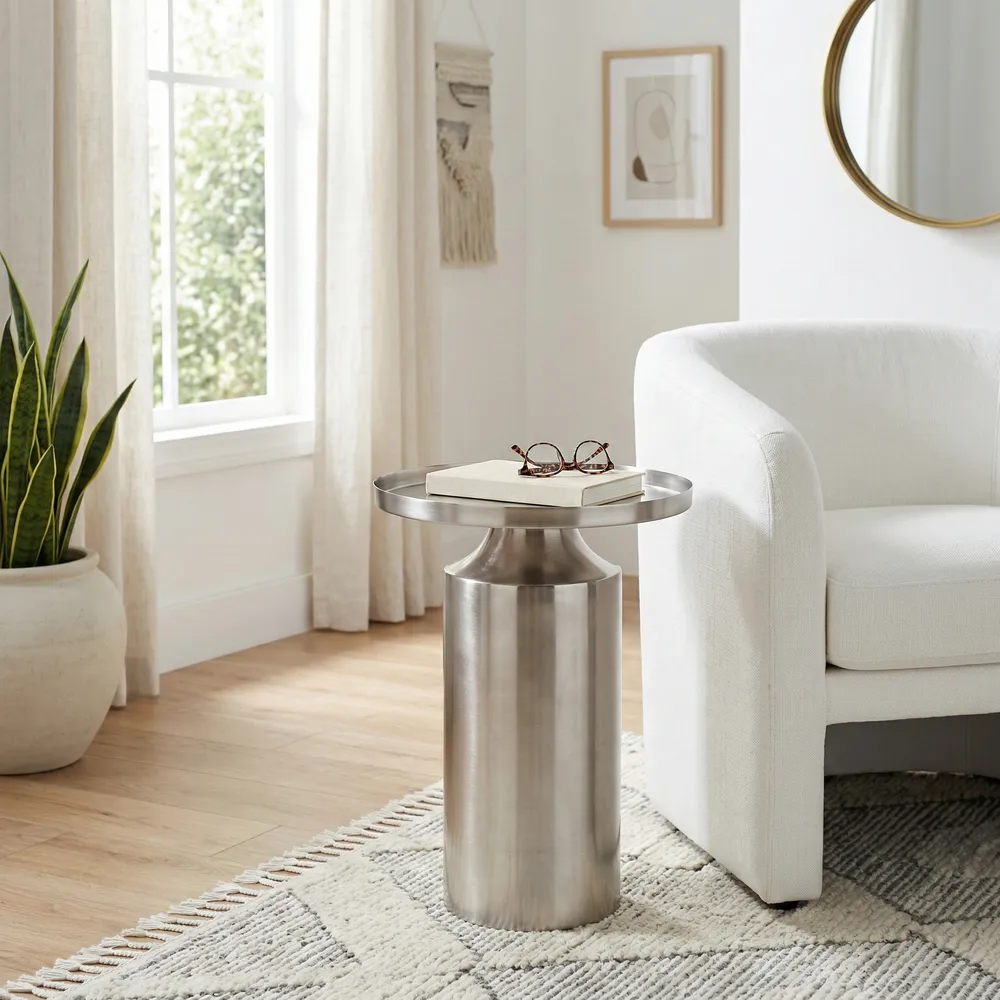 BRENTONMILL SILVER TABLE 20 (IN)