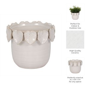SLATERCLIFF IVORY PLANTER 6 (IN) 11