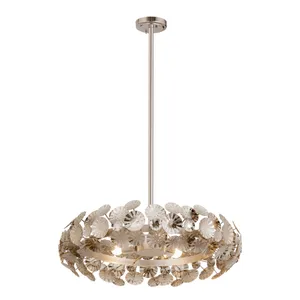Camora 26″ Wide 3-Light Chandelier - Nickel 1