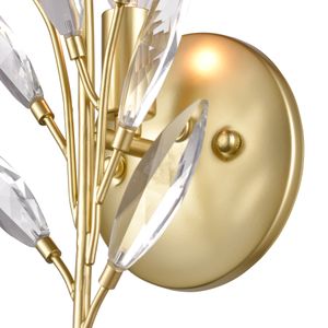 Flora Grace 14'' High 1-Light Sconce - Champagne Gold 6