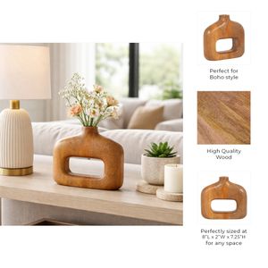 BAYFIELD BROWN VASE 7 (IN) 11