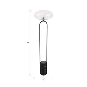 DORSEYOAK BLACK LAMP 58 (IN) 3
