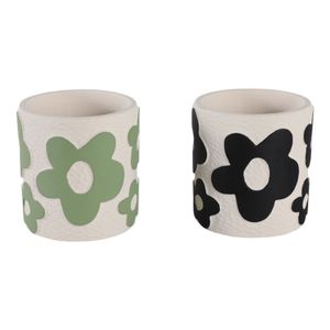 NILEHOLM SET OF 2 WHITE PENCIL CUP 4 (IN) 1