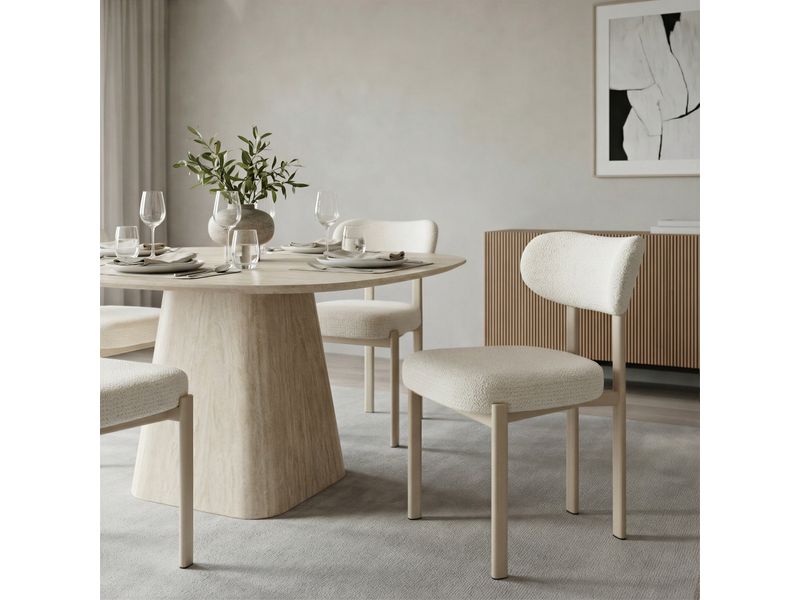 Aurea Dining Chair Light Gray 9