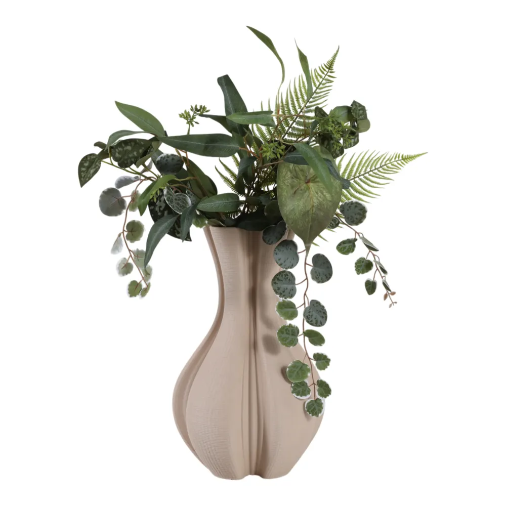 DREWROSE IVORY VASE 15 (IN)