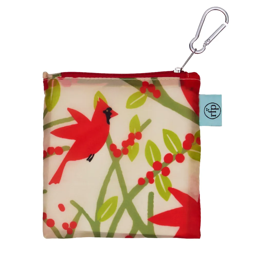 Cardinal Birds blu Reusable Shopping Bag