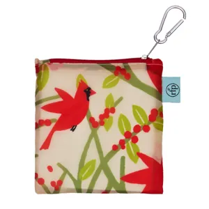 Cardinal Birds blu Reusable Shopping Bag 3