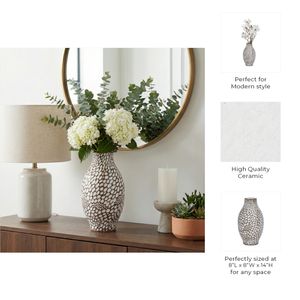 HARPERMILL BROWN VASE 14 (IN) 9