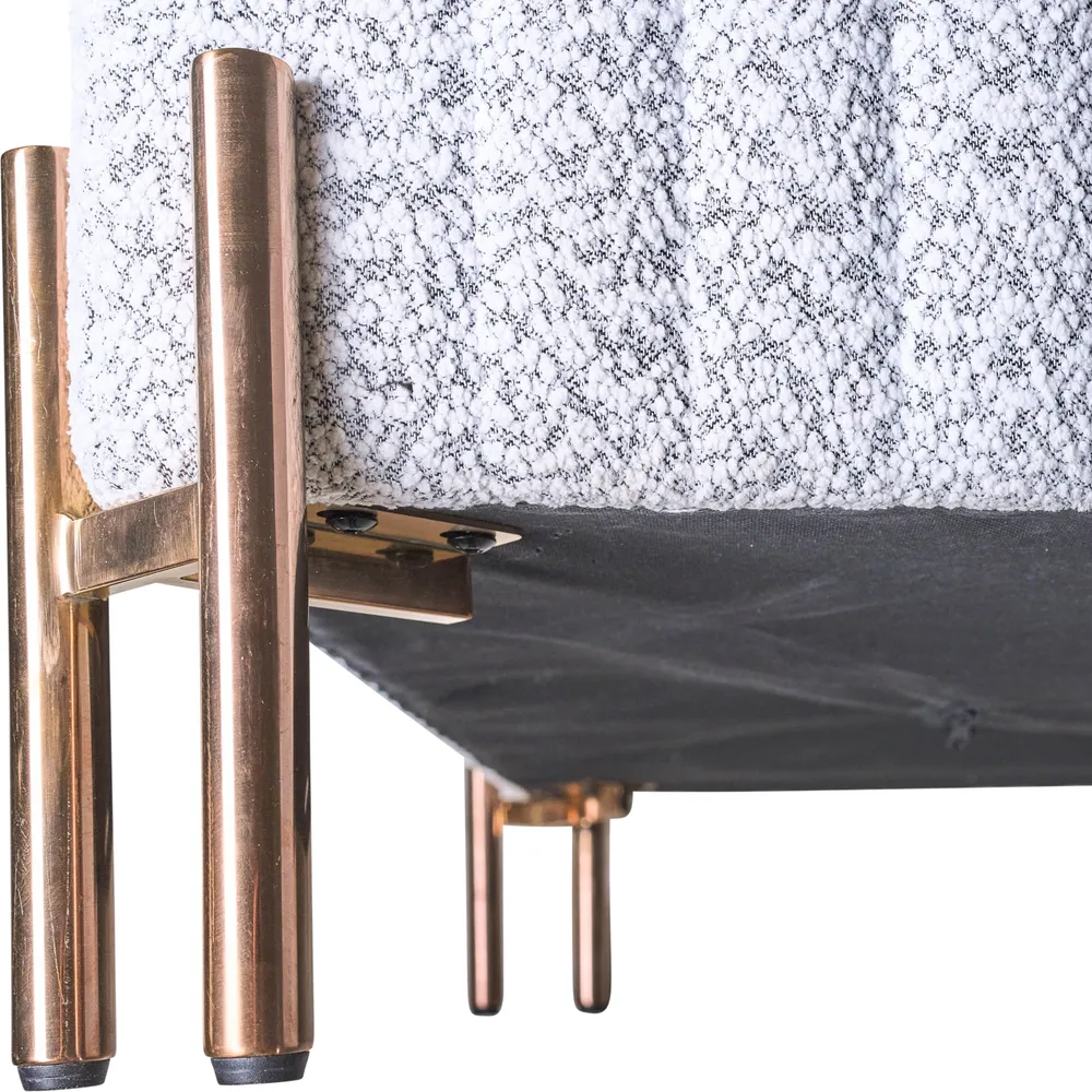 ARNETTPARK BLACK OTTOMAN 18 (IN)