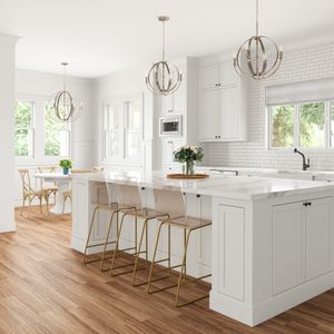 Rotunde 26'' Wide 6-Light Chandelier - Beechwood 6
