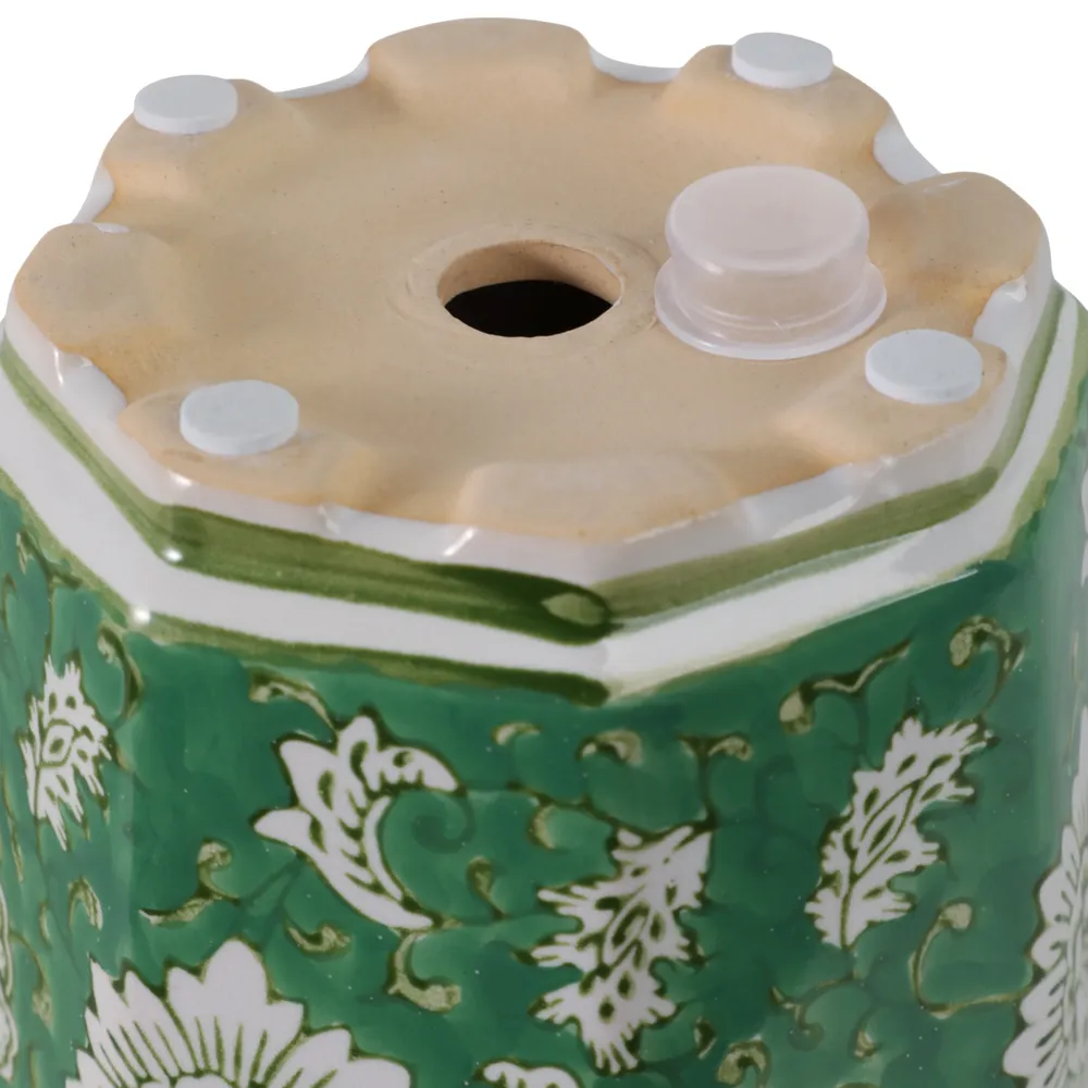 AIDENRIDGE SET OF 2 GREEN PLANTER 8 (IN)
