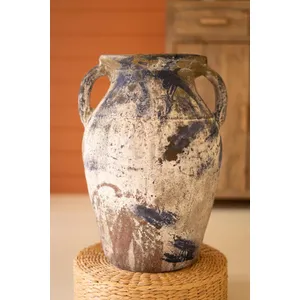 Large Rustic Clay Urn 3