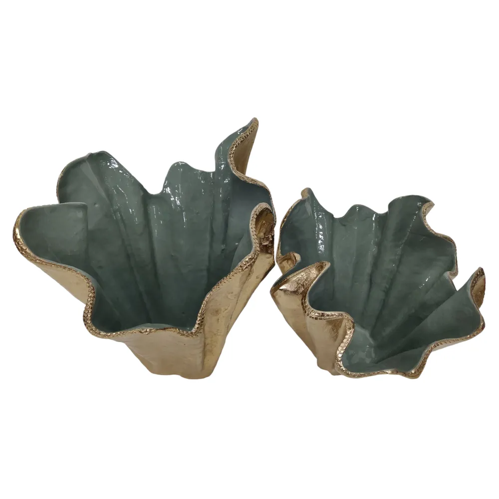 DRAYTONOAK GOLD VASE 14 (IN)