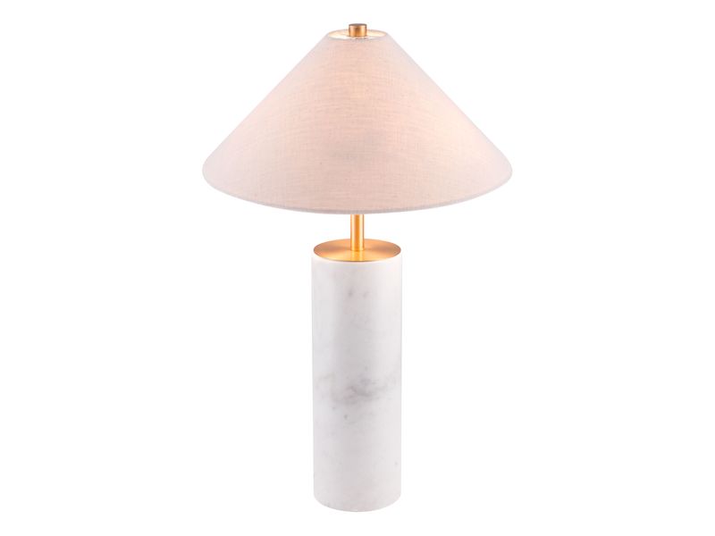 Ciara Table Lamp Beige & White 4