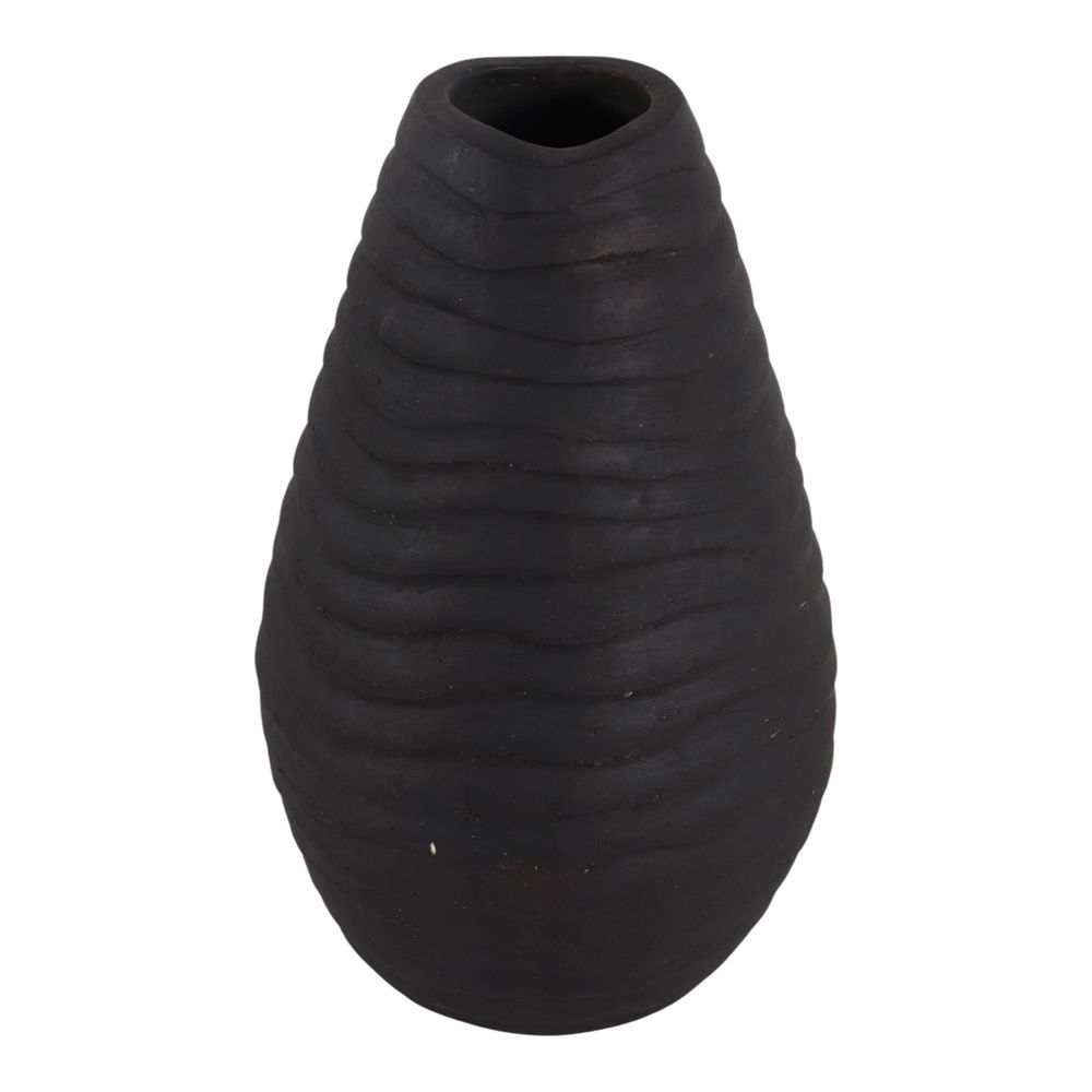 HAVENOAK BLACK VASE 18 (IN)