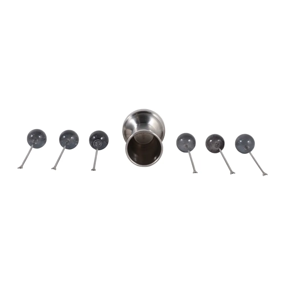 EMORYFIELD SET OF 6 SILVER SERVEWARE 6 (IN)