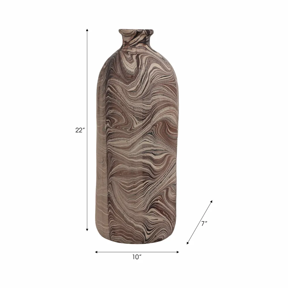 LONDONSIDE BROWN VASE 22 (IN)