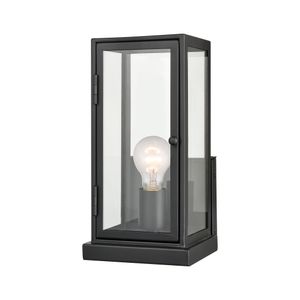 Foundation 12'' High 1-Light Outdoor Sconce - Matte Black 1