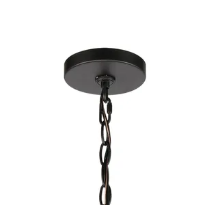 Wickshire 29'' Wide 6-Light Chandelier - Matte Black 4