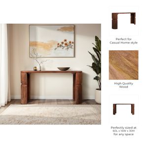 IRVINGPORT BROWN CONSOLE 60 (IN) 10