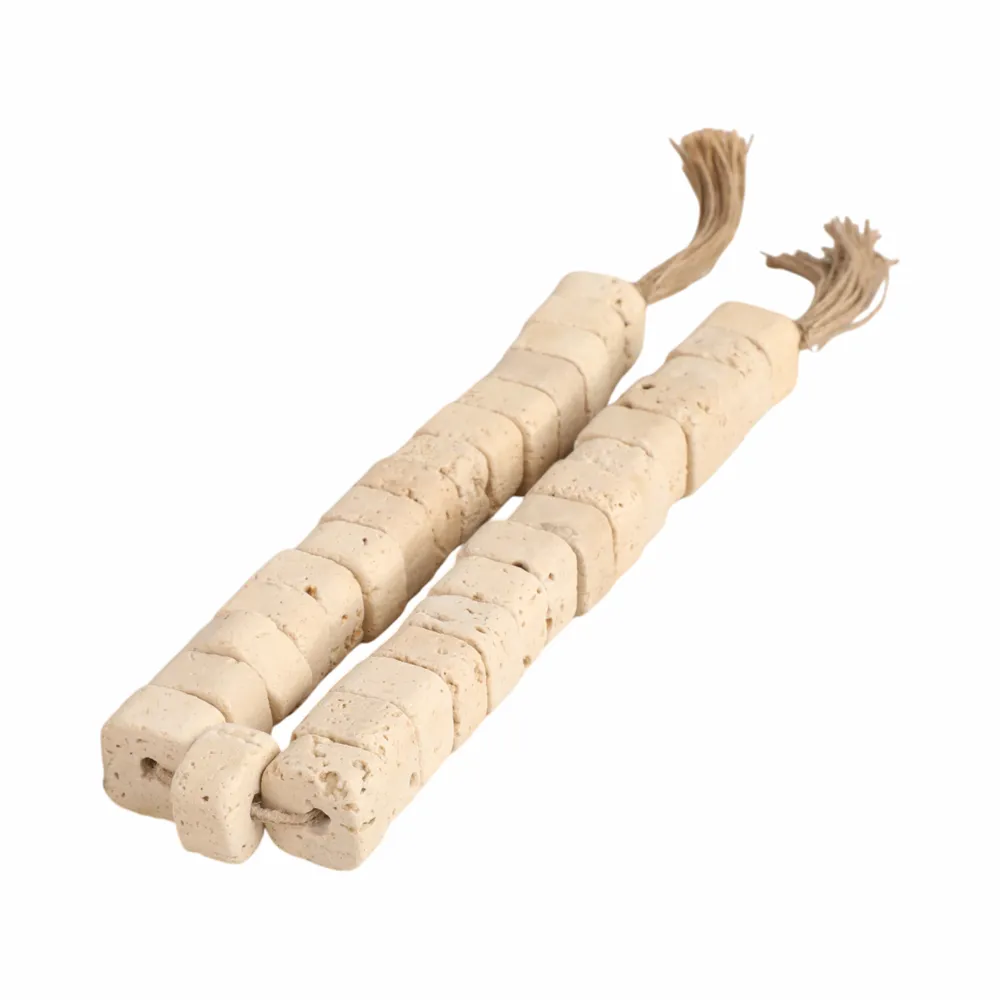 BIRCHCREST TAN BEAD 1 (IN)