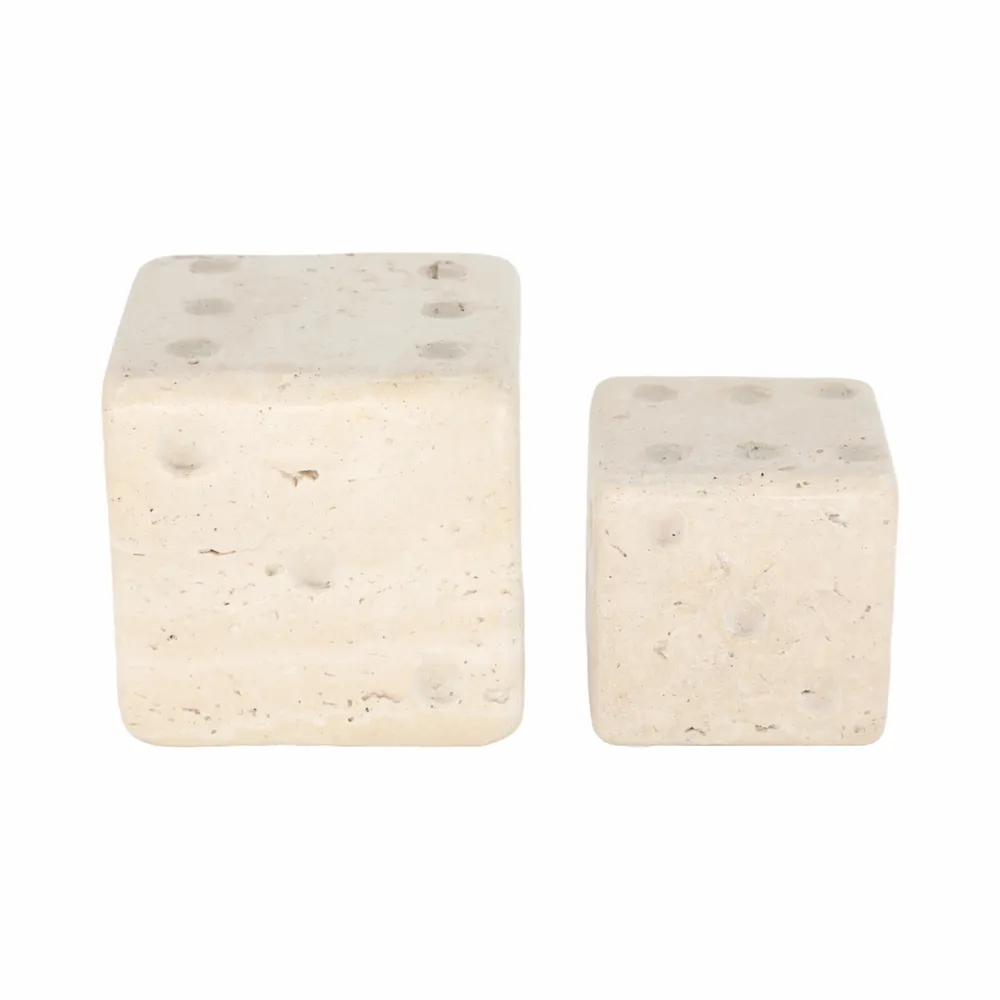 HAROLDPORT SET OF 2 IVORY DECOR 4 (IN)