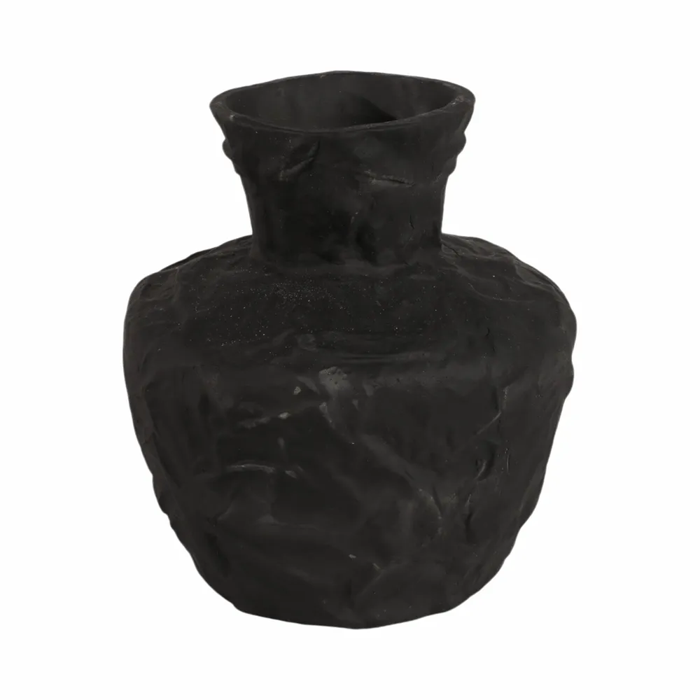 DUNLAPCLIFF BLACK VASE 11 (IN)