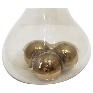 BAYSTONE GOLD GLASS VASE 16 (IN) 5
