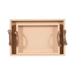 ELDERLEY SET OF 2 BRONZE TRAY 6 (IN) 5