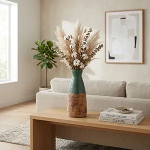 DARIENMILL GREEN VASE 17 (IN) 11