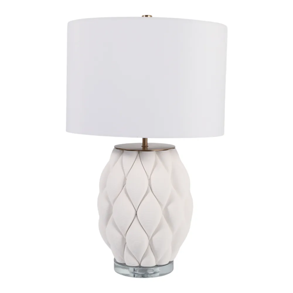 GRANGERMILL IVORY LAMP 24 (IN)