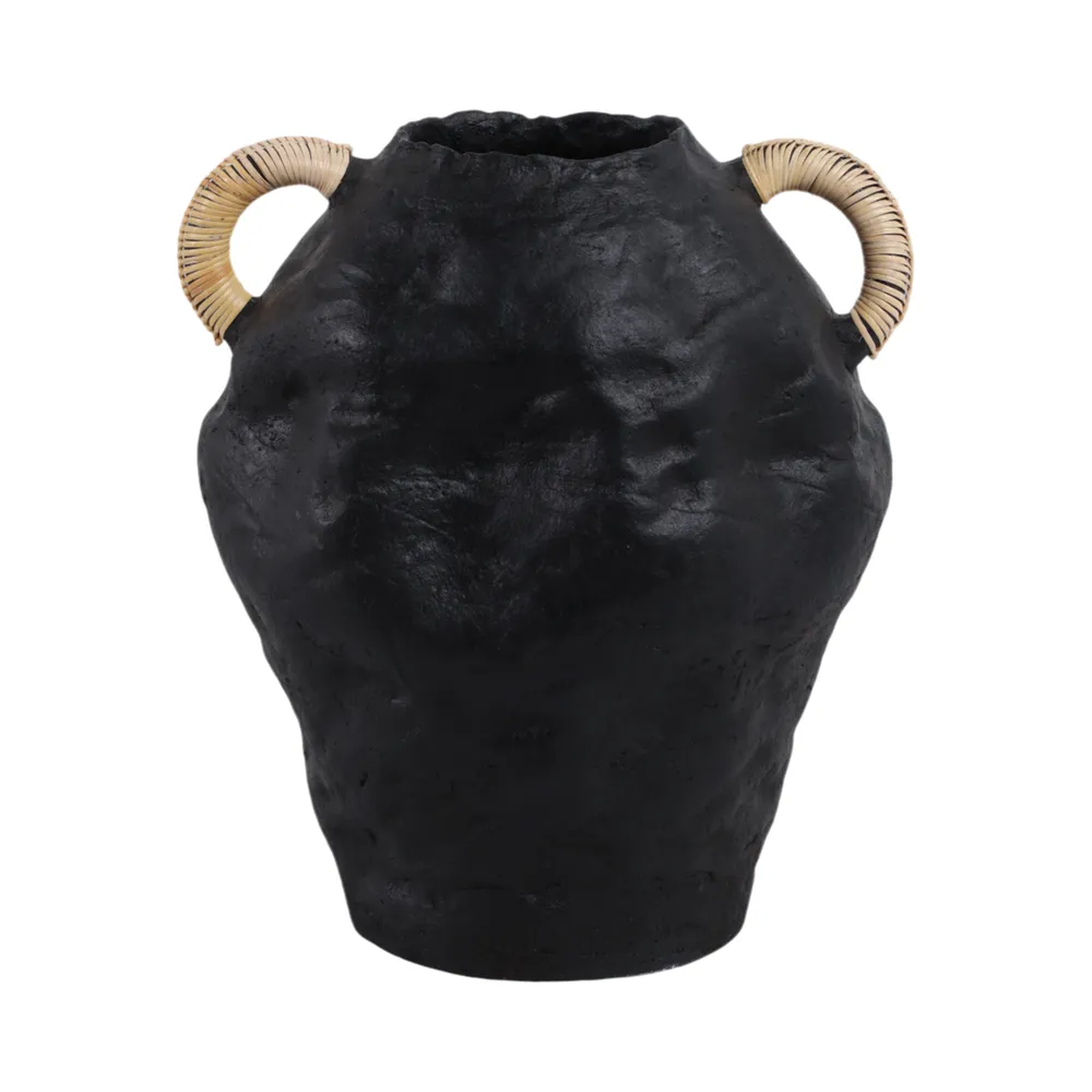 JULIANHAM BLACK VASE 13 (IN)