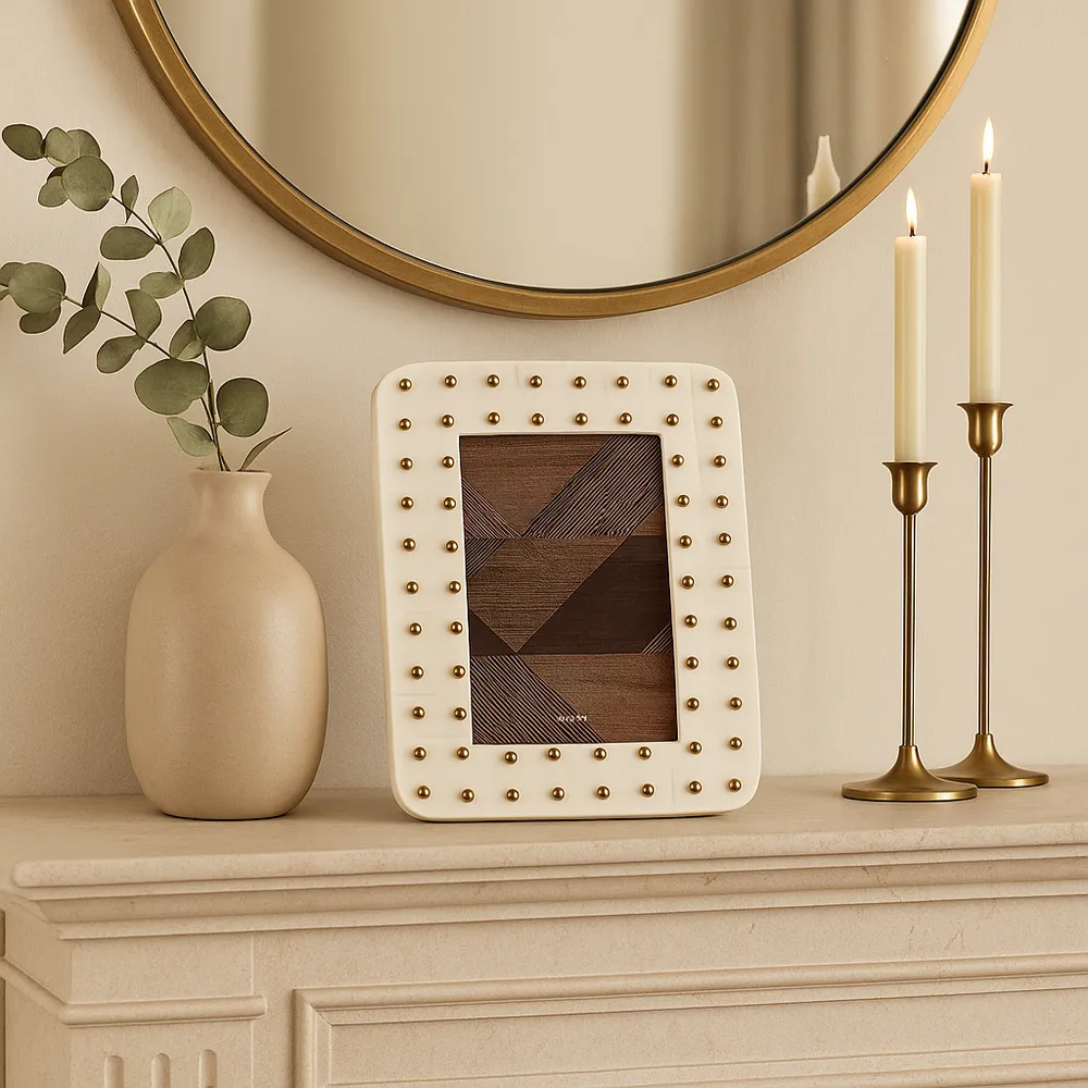 DANFORTHSHAW IVORY FRAME 8 (IN)
